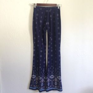 Purple Boho Flare Pant